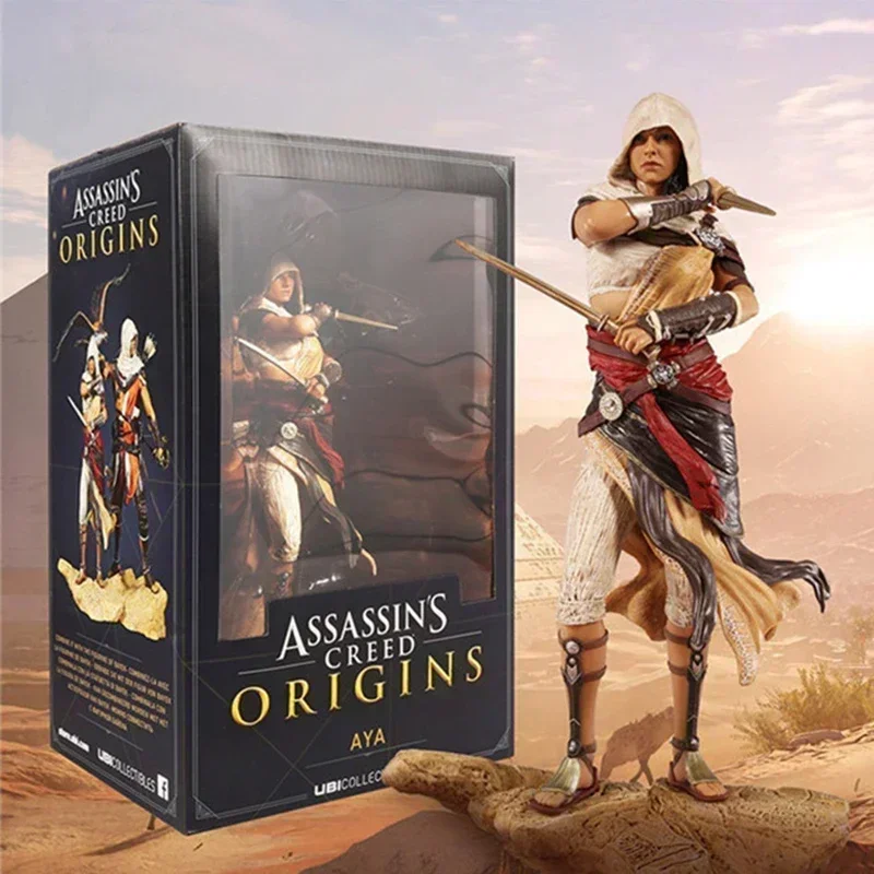 Gioco Assassins Creed Origins Action Figure Kenway Connor Edward James Figuras Toy Anime periferiche Model Ornament GK Statue Gift