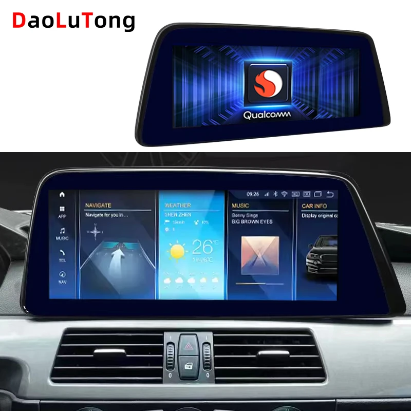 10.25 Inch Android Car Dvd Player Touch Screen Radio Gps Navigation Carplay for Bmw 5 Series E60 2005-2010