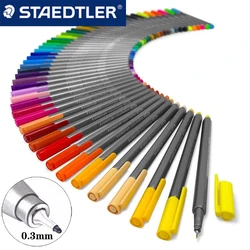 독일 STAEDTLER 334 젤 펜 페인팅 마커 펜, 0.3mm 스트로크 만화 페인팅 애니메이션 라인 드로잉 아트 문구, 1 개