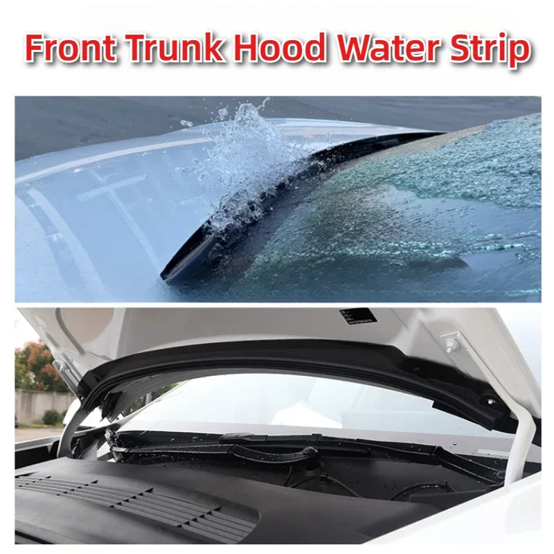 For Tesla Model 3 Y Waterproof Strip Weatherstrip Front Trunk Hood Chassis Air Inlet Protective Cover Seal Strips Accessories