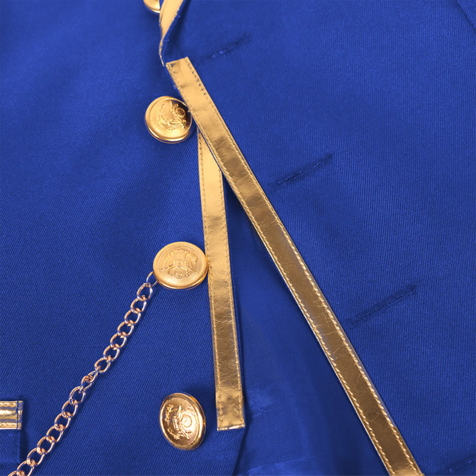 سترات رسمية للرجال معدنية لامعة سلسلة ديكور سترة Steampunk القوطية صدرية لجميع القديسين تأثيري ملابس الحفلات المسائية