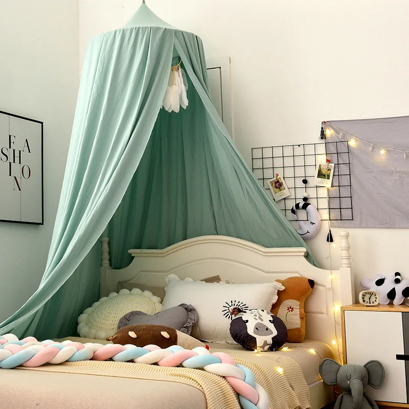 Kids Mosquito Net Baby Crib Curtain Hanging Tent Bed Decor Girl Princess Hanging Bed Canopy Living Corner Play Reading NookDecor