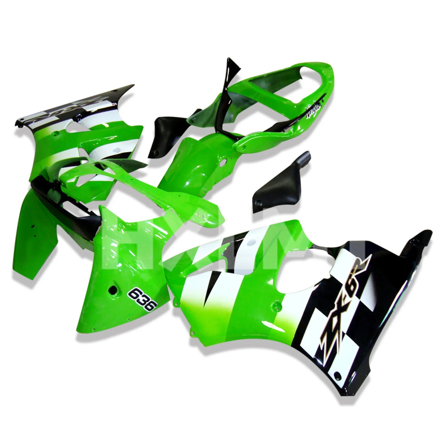 

Motorcycle Fairing Kit ABS Plastic Injection Bodykits Full Bodywork Cover For Kawasaki Ninja 636 ZX6R ZX-6R ZX6R 2001 2002