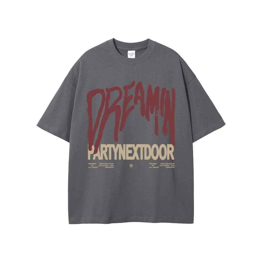 

Rapper Partynextdoor Dreamin Graphic T Shirts Men Women Hip Hop Fashion O-collar T-shirt Men's Casual Vintage Oversized T-shirts