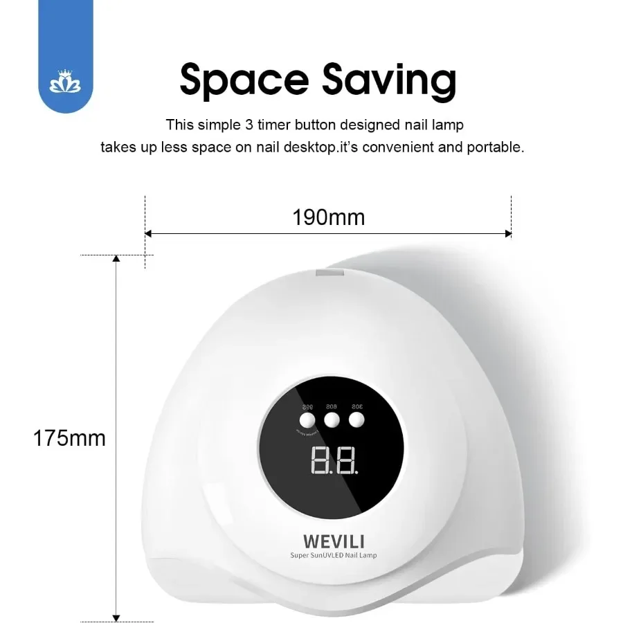 72W UV-nagellamp met sneller UV-licht voor gellaktoepassing met 3 instelbare timers Professionele automatische sensorfunctie
