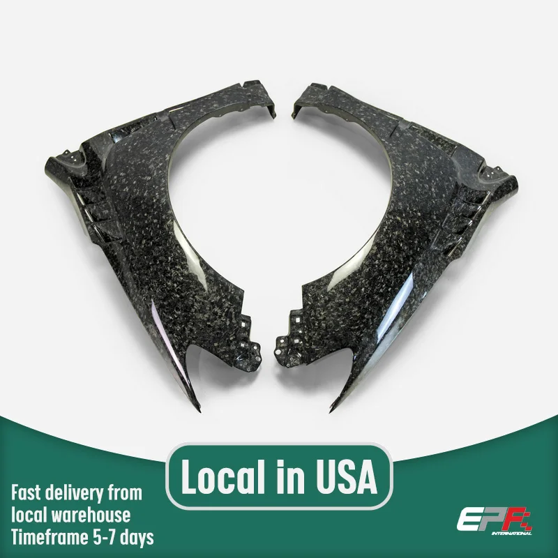 (Local in USA) DAM Style Front Over Fender +8mm Wide Body Kit For Impreza WRX VAB VAF LEVORG VMG VM4 STI Exterior Upgrade Parts