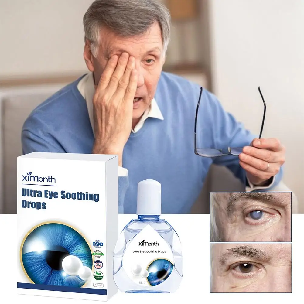 Eyesight Improvement High Quality Eye Drops Relieve Liquid Discomfort Eyes Dry Itchy Clean Blurred Care Drop Detox C7o1