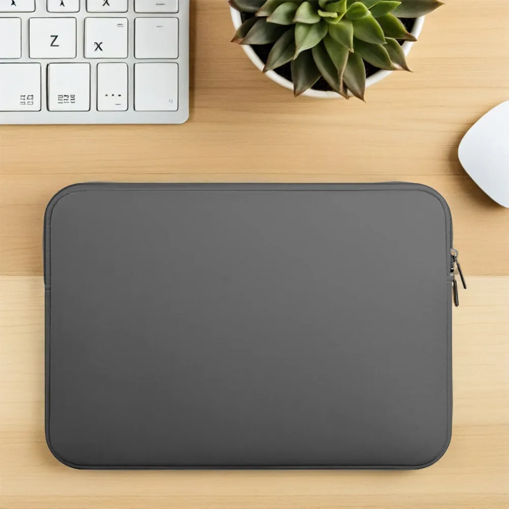 

2 шт. защитные чехлы для ноутбуков 13 дюймов, тонкие, ударопрочные, портативные, с мягкой подкладкой, черные, серые