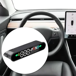 Display HUD per auto intelligente per Tesla Model 3 Model Y Velocità del veicolo Posizione dell'ingranaggio Indicatori di direzione Abbaglianti e sincronizzazione in tempo reale