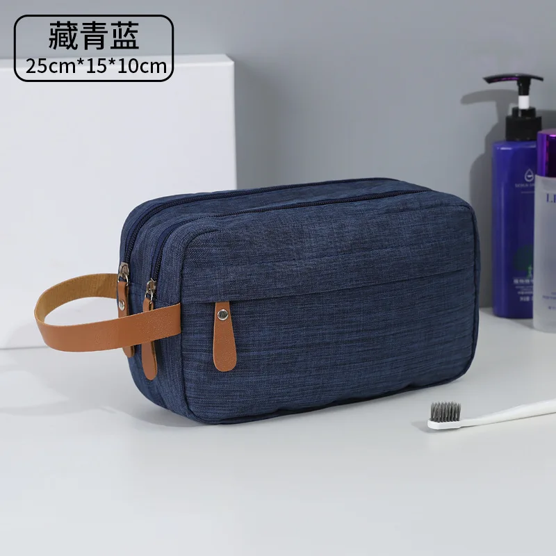 

New Men'S Toiletry Bag Large Capacity Travel Storage Bag Oxford Cloth Compartment Storage Bag