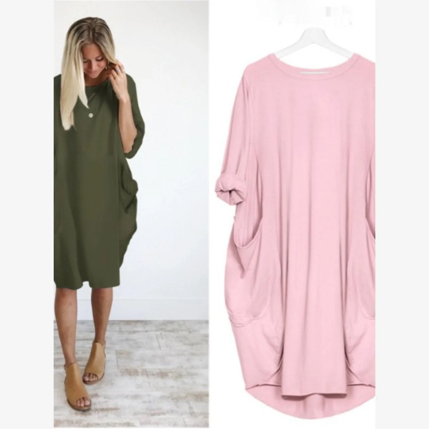 T-shirt ample décontracté pour femmes, chemisier Dr Lady, printemps été, jupe longue mi-longue, O-Ne