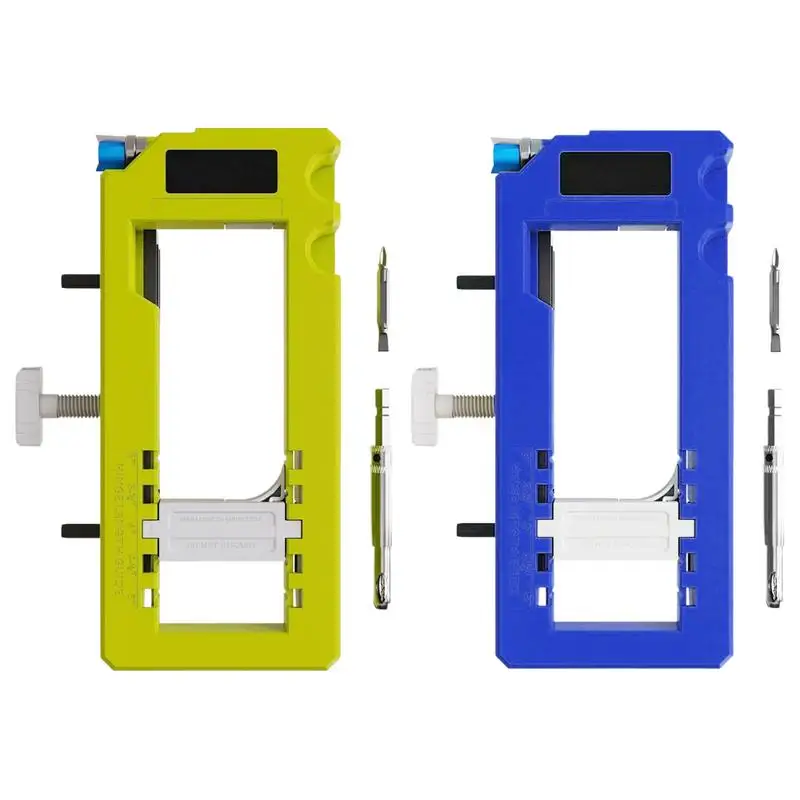 

Door Hinge Router Jig Template Installation Kit Router Door Latch Hinge Jig Chiseling Hinge Mortiser Adjustable Scoring Power