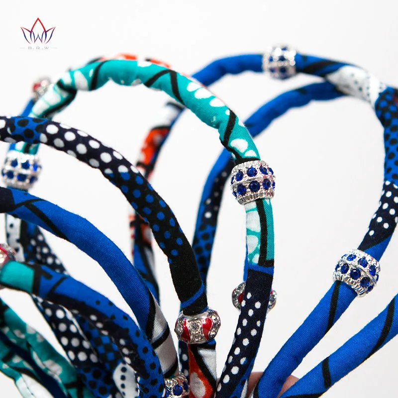 Venda quente Estilo Africano Multi Stands Transparente Bead Rope Declaração Colar para Melhor Presente de Natal WYA064