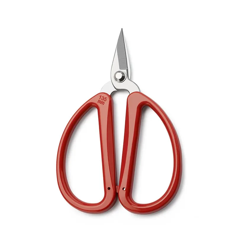 Stainless Steel Sewing Embroidery Leather Fabric Tailor\'s Scissors Plastic Strong Civilian Shear Cutter Tool DIY Handmade Supply