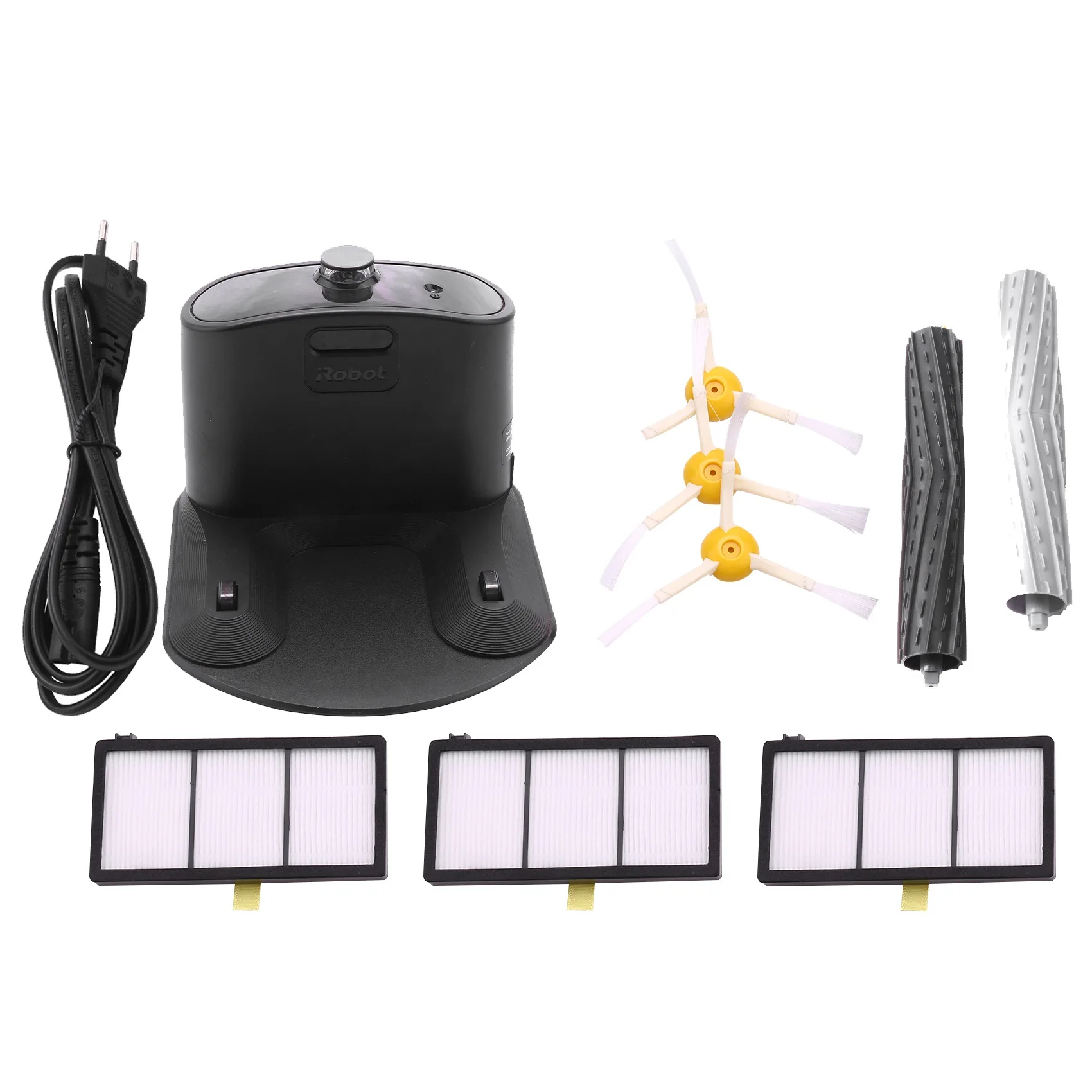 

Home Base Charging Dock Extractor 3 Filters 3 Side Brushes for 800 & 900 Series 860 870 880 890 960 980 Vacuum EU Plug