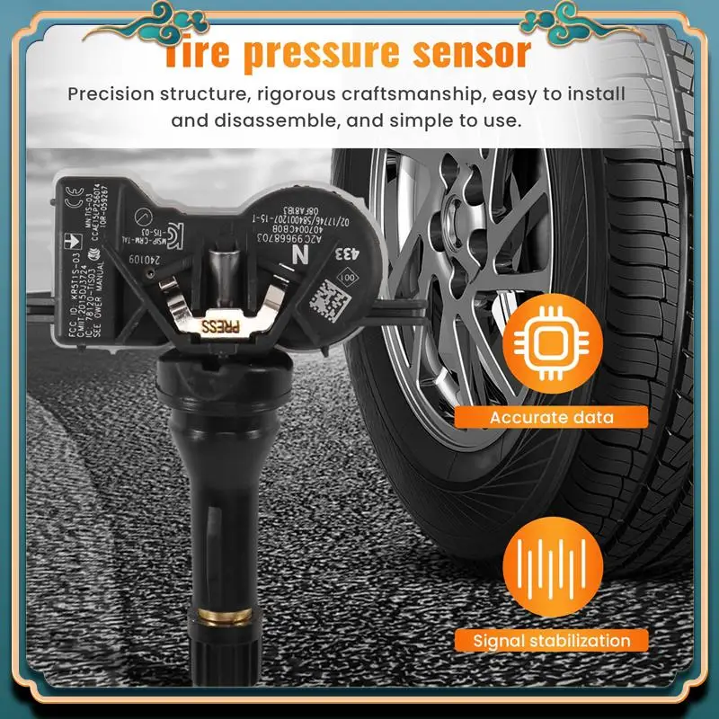 L39A-4 Buah Monitor Tekanan Ban TPMS Cocok untuk Nissan Renault Infiniti 407004CB0B