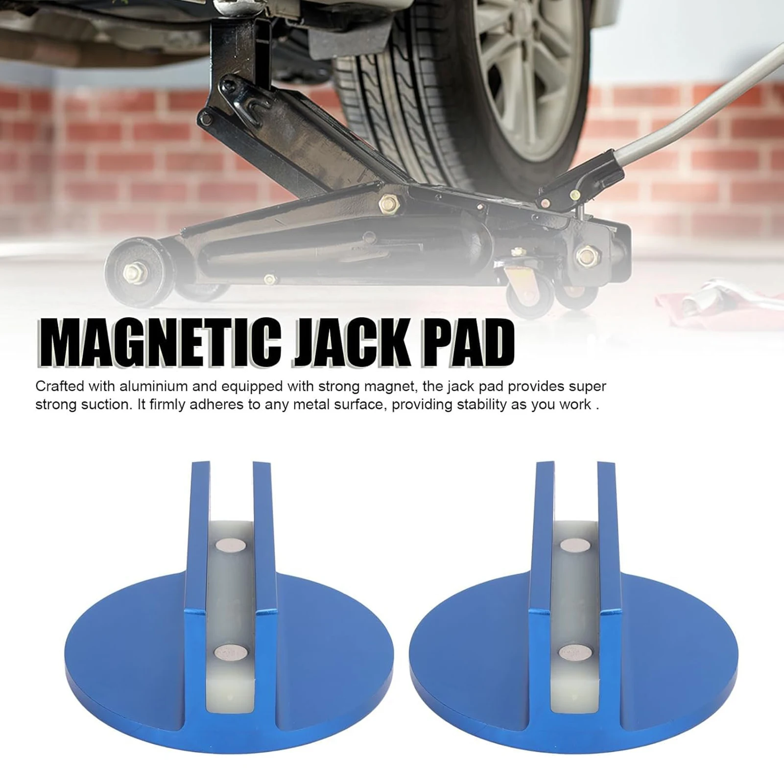 Jack Stand Pinch Weld Protector Equipped with Strong Magnet Long-Lasting Performance Suitable for Most Model Cars