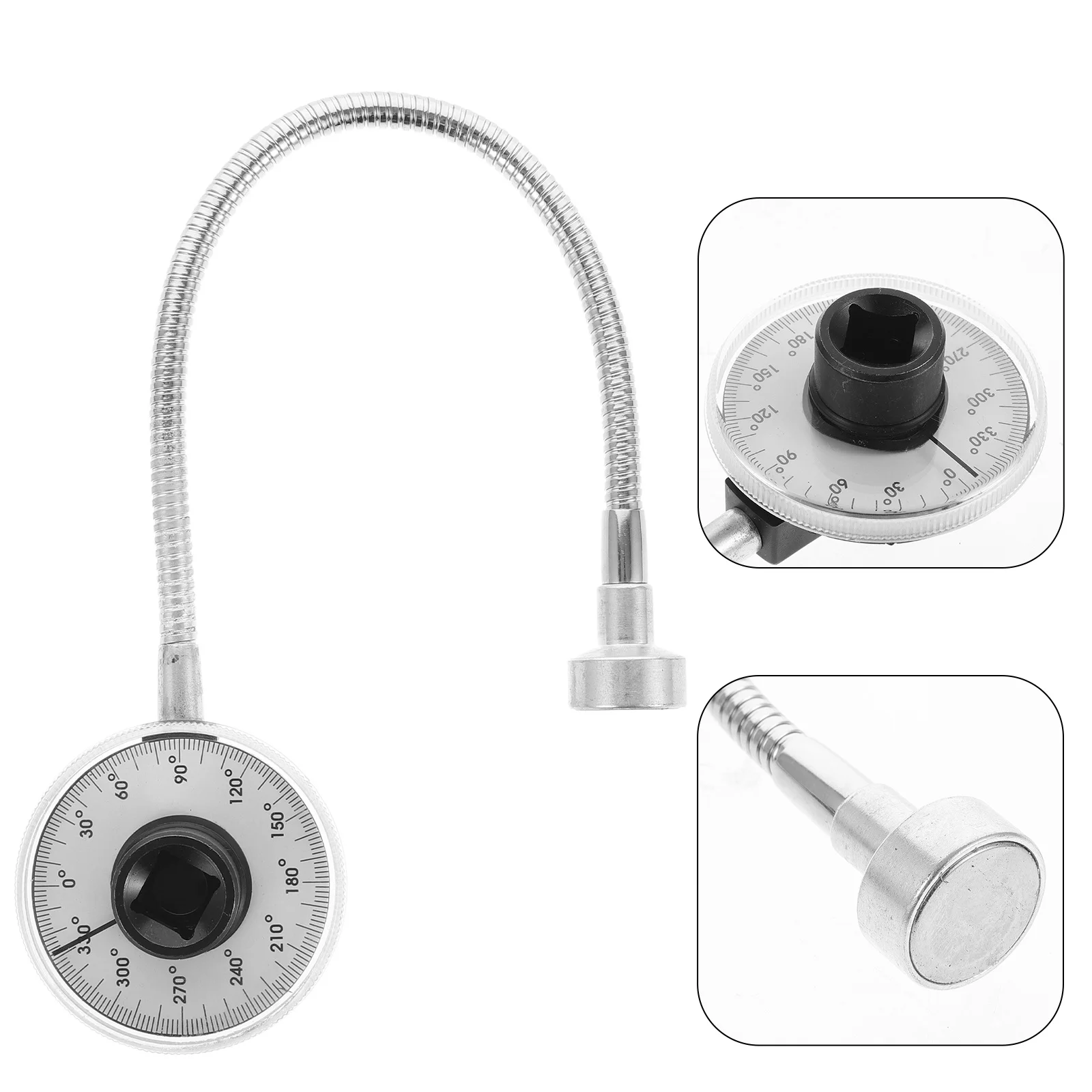 

Torque Angle Gauge 1/2 Drive Flexible Clip Arm Torque Setting Angular Tool For Automotive Machinery Alignment Instrument