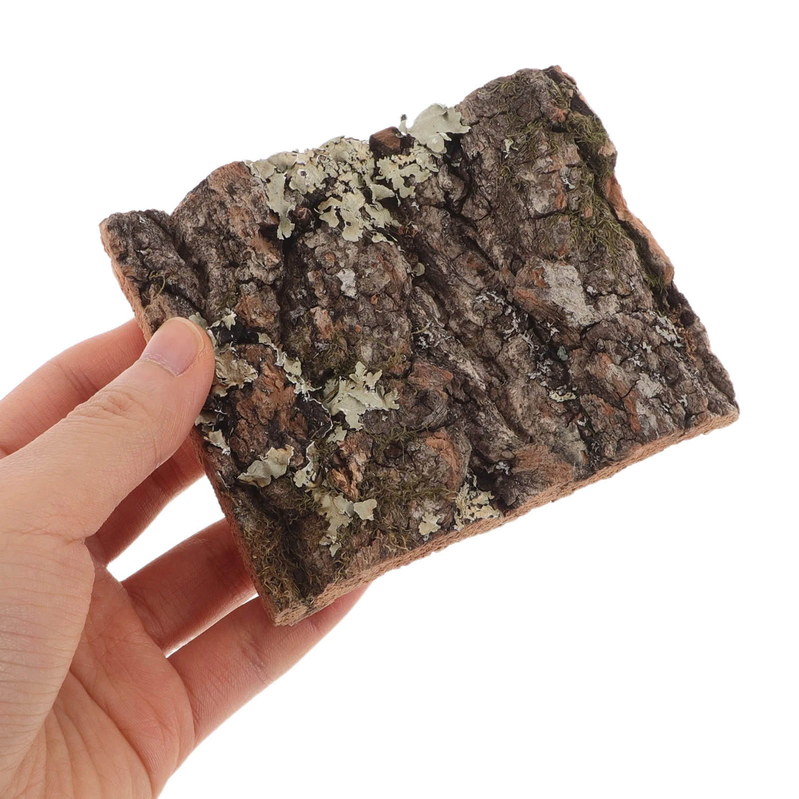 

Cork Bark Decorations Tree for Terrarium Reptile Tank Decor Artificial Stickers Background Lizard Habitat Aquarium