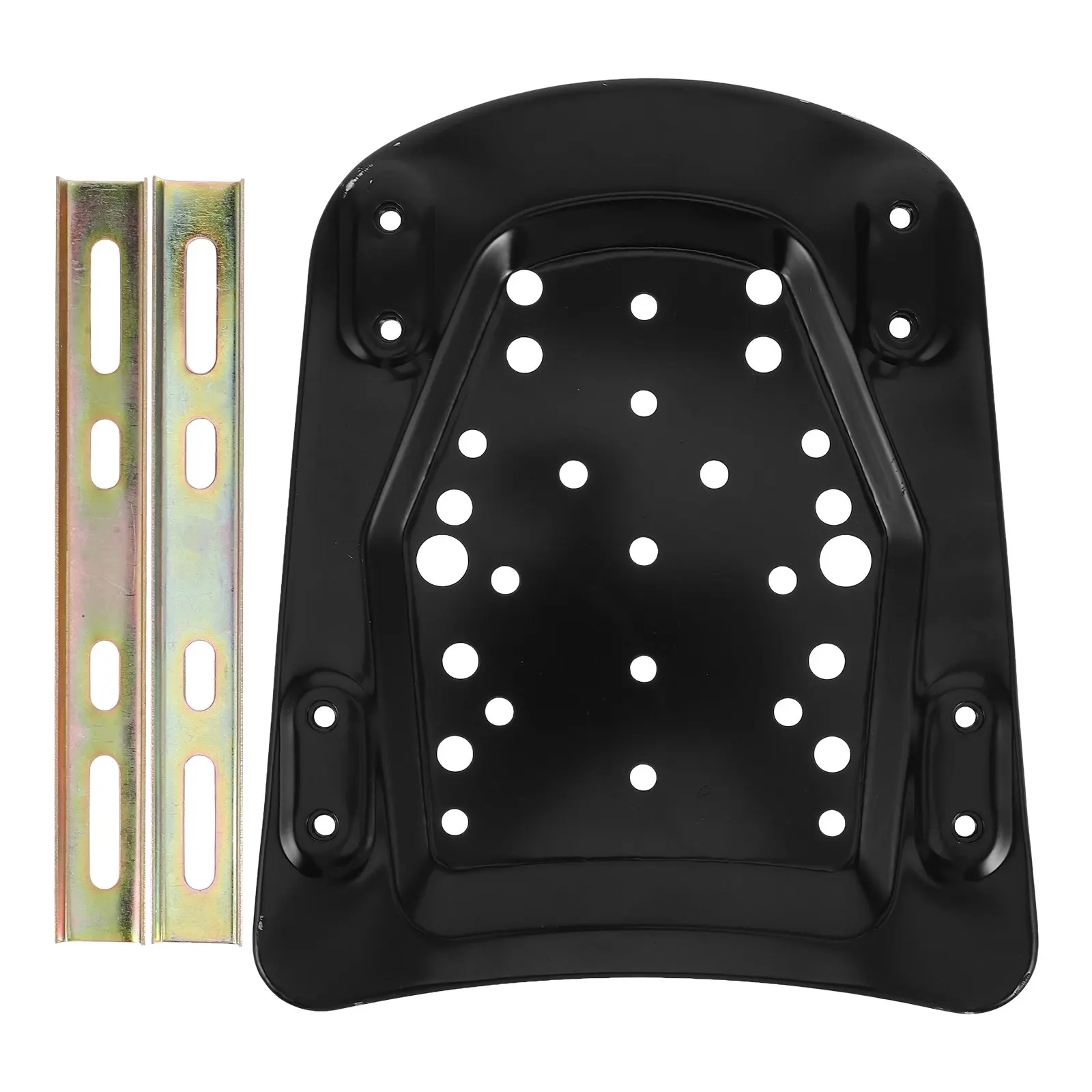 

1Set Scooter Rear Shelf Heavy Duty Steel Base Plate Mounting Bracket Pressure Strips Screws for Electric Scooter Motorcycle Rear