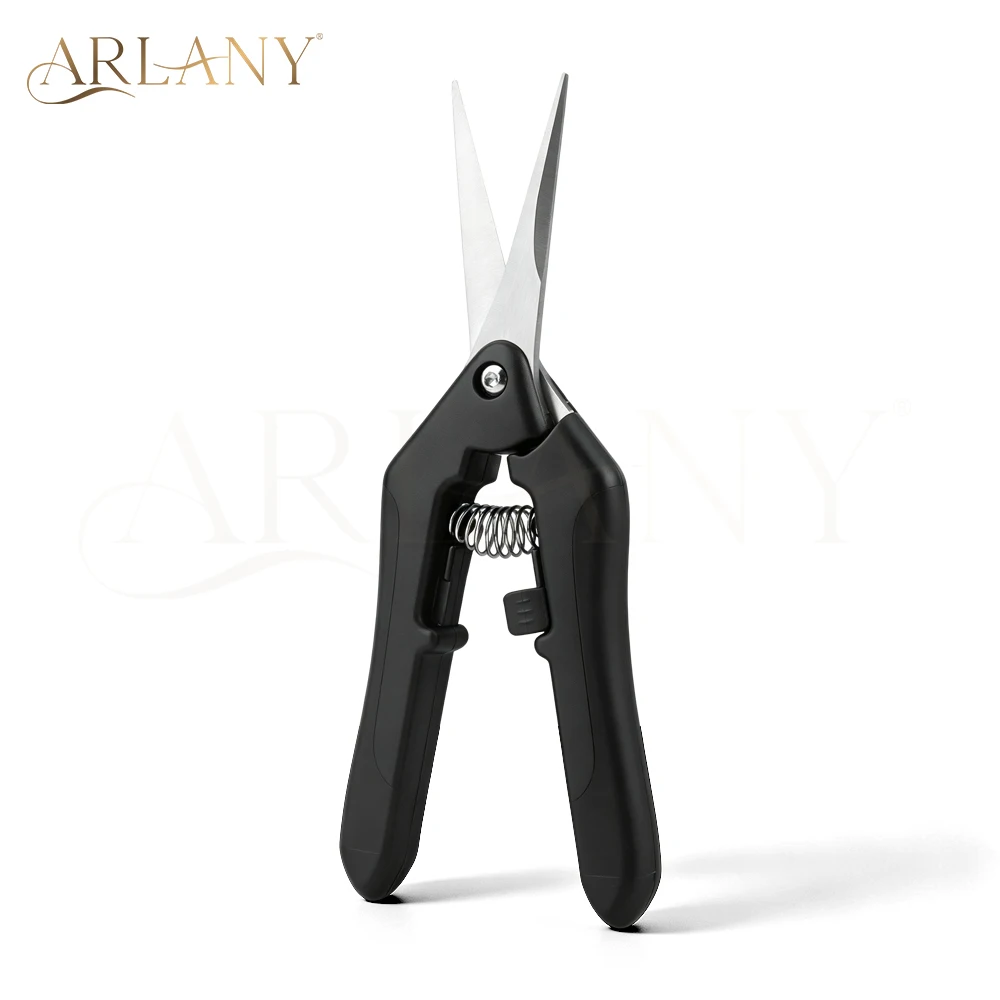 ARLANY Keratin Bonding Cutter Pliers Hair Extension Pliers with Straight Stainless Steel Hand Pruner Pruning Shear Blades