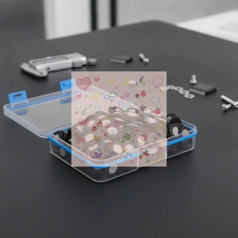 100Pcs 3D Scanner Markers 3D Magnetic Tracking Dot For Scanning Diffuse Reflective Positioning Targets Inner 6.0 MM Outer 10 MM
