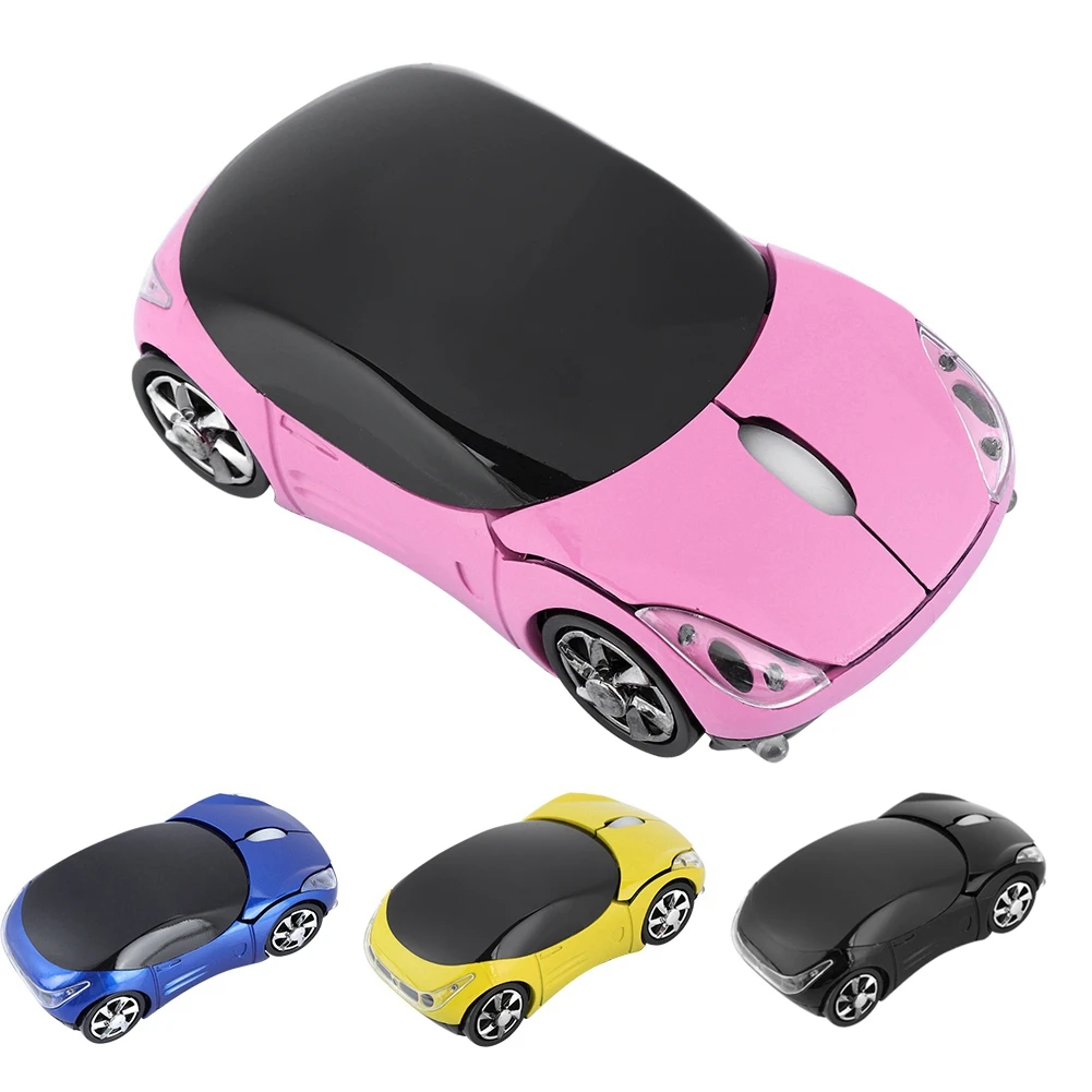 Mouse Óptico Sem Fio 2.4G Portátil 1600DPI com 3 Botões e Roda de Rolagem, Mouse Gamer para Escritório Mac/ME/Windows PC/Tablet