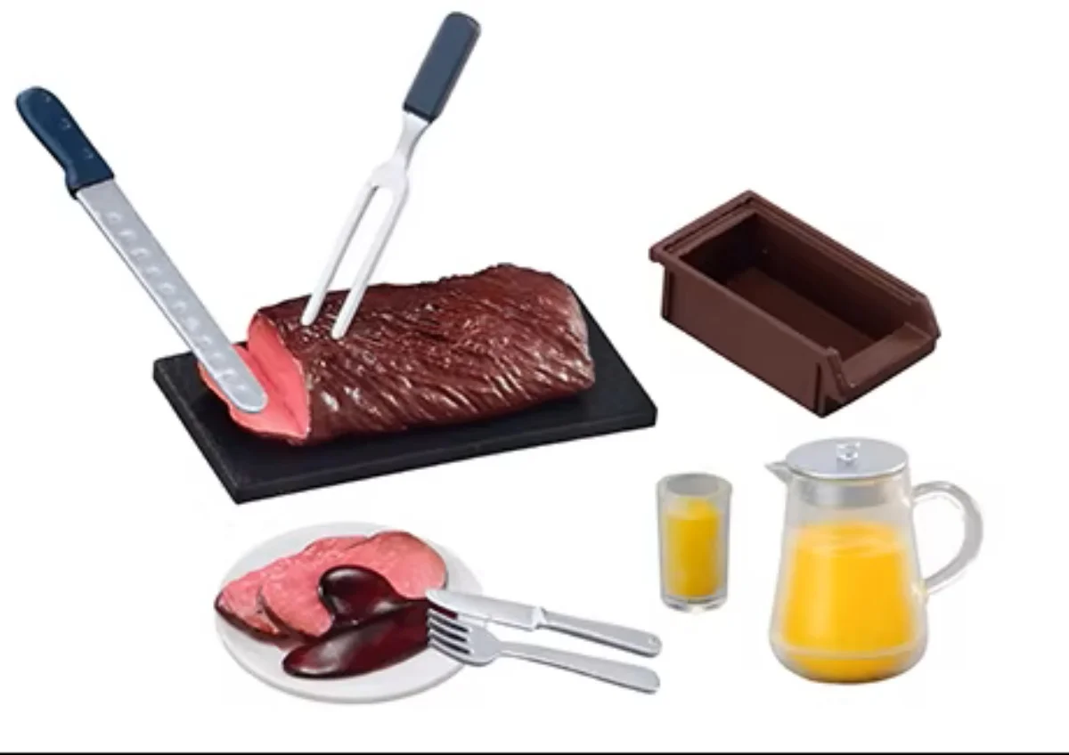 Figurine Re-Ment originale Deluxe All Toppings Petit Hotel Buffet Blind Box Miniature Scene Candy Toy Ornament Collection Kid Gift