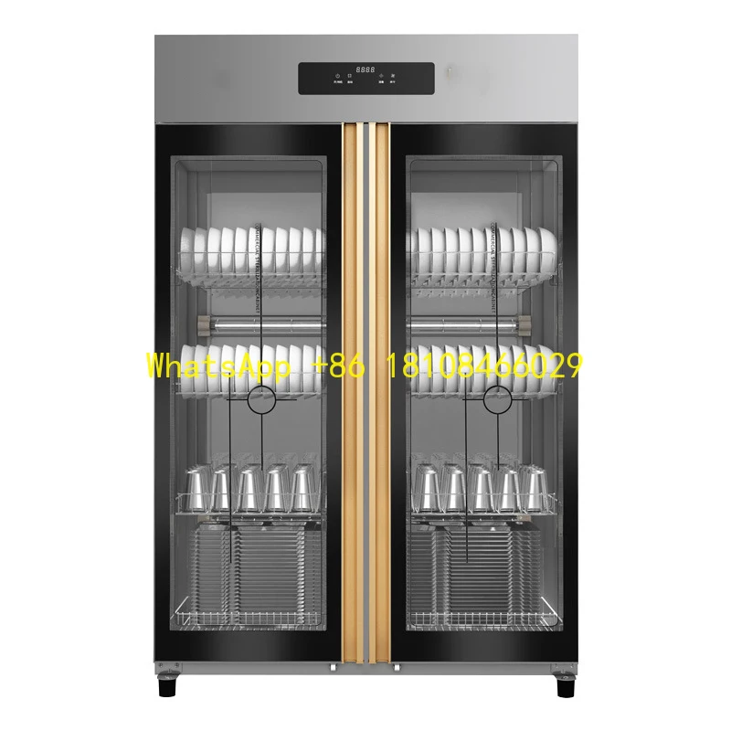 ตู้ฆ่าเชื้อโรคในครัวแบบสองประตูสำหรับใช้ในเชิงพาณิชย์