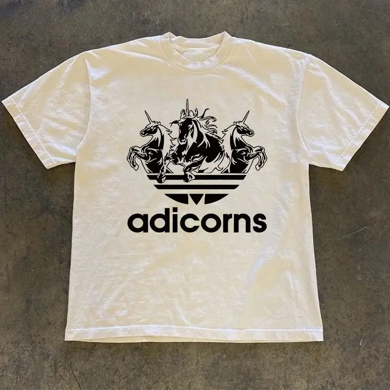 

2026 New Fashion Carriage Alphabet Graphic Print High Quality Men's and Women's T-Shirts Round Neck Loose Short Sleeve