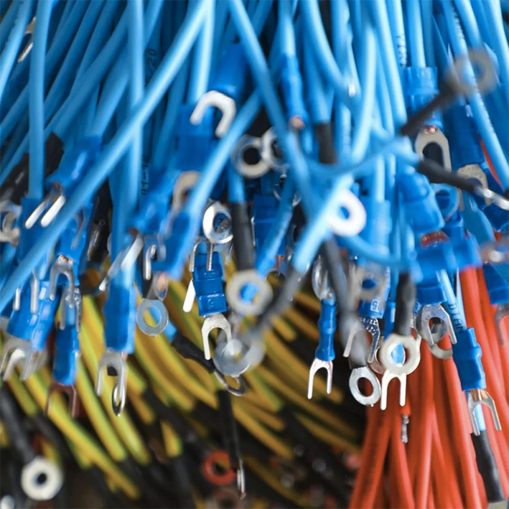 300 Stück Elektrische Steckverbinder, Gabelring- und Flachsteckverbinder, Schnellkupplungen, Crimp-Kabelverbinder (männlich/weiblich) – Detail 6