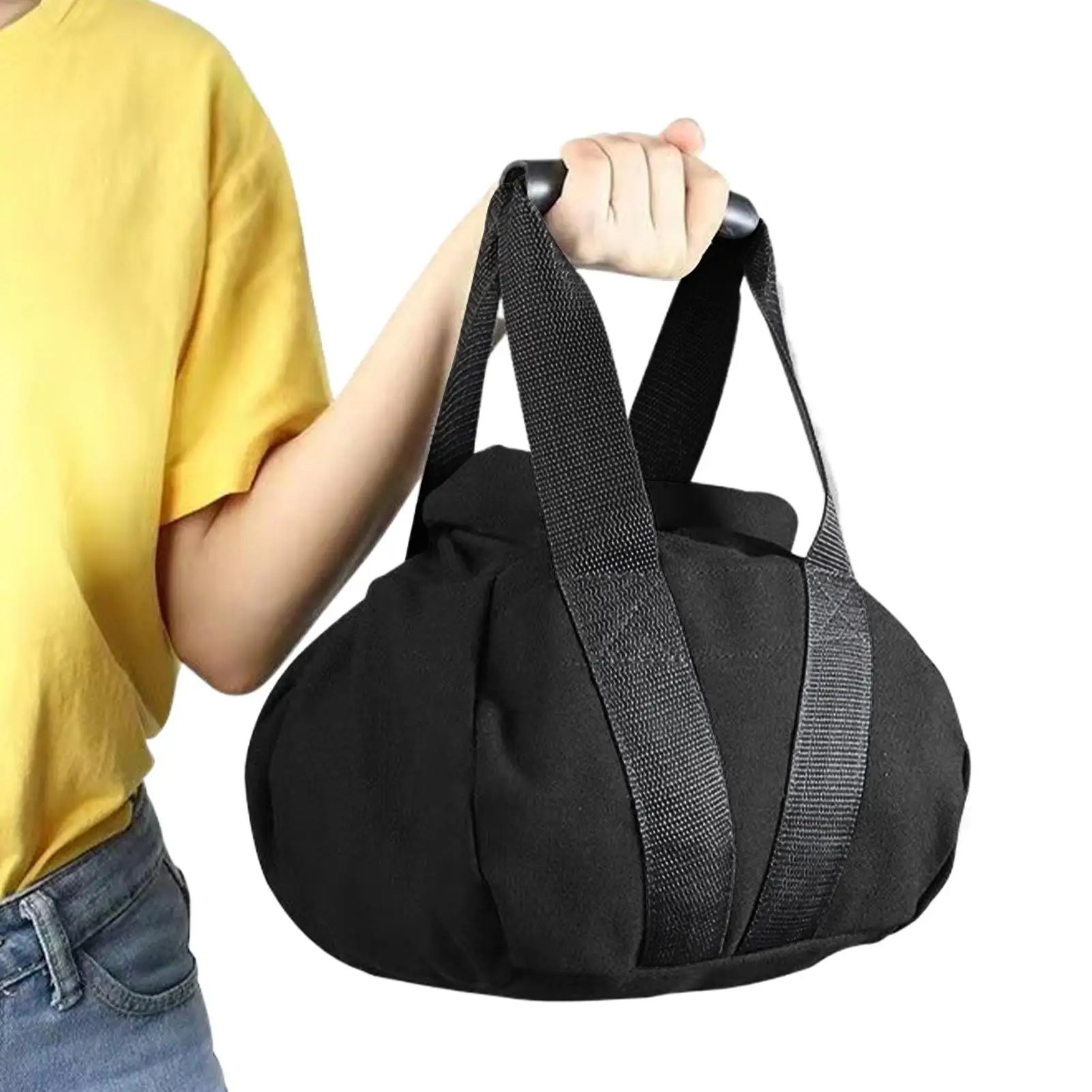 

Песочный мешок-гиря 0-35 фунтов, сверхпрочный, с регулируемым весом, с ручкой, для тренировок и развития силы