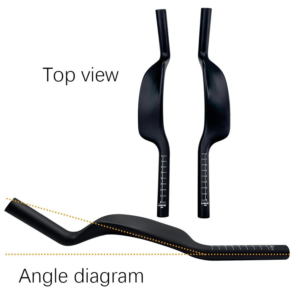 Carbon-Fahrrad-Handgriff für Zeitfahrten, Clip-on Aero-Lenker, Lenker-Verlängerung, Triathlon-Zeitfahrten, Fahrradteile, Neu – Detail 3