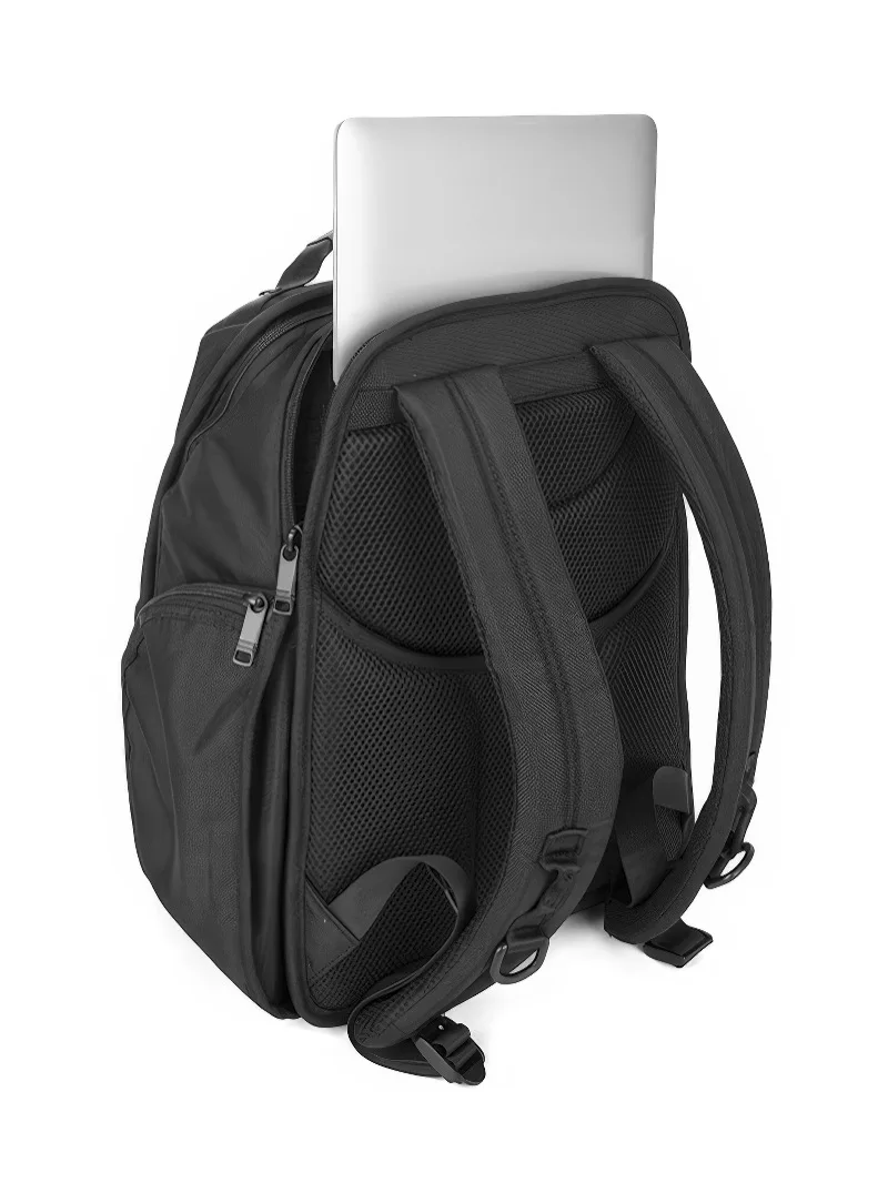 Mochila de nailon de gran capacidad para hombre: diseño duradero y resistente al agua para el trabajo, viajes y viajes diarios 2603173