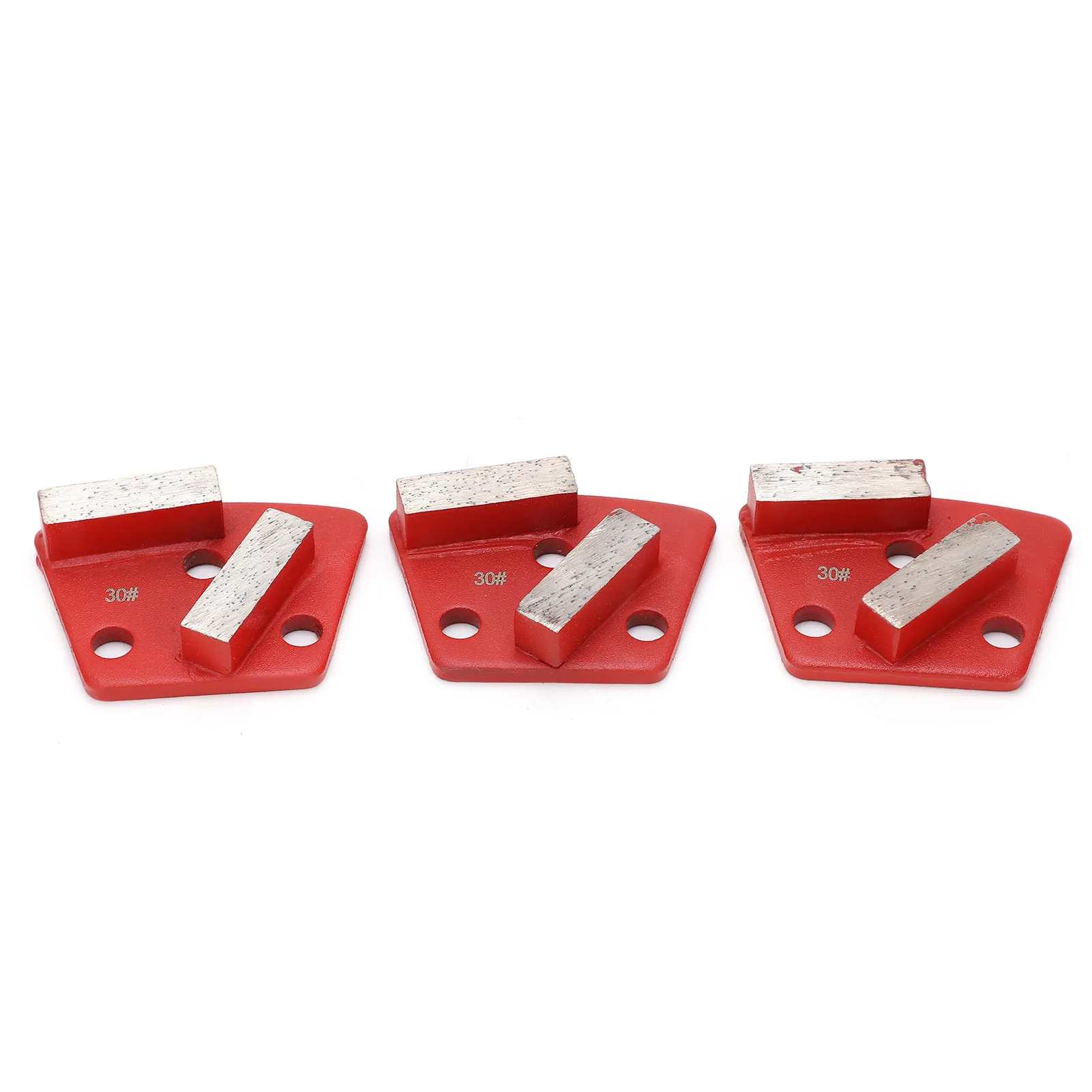 

Grinding Shoes Trapezoid Concrete Aggreesive Cutting 2 Teeth Red 30# Hardware Trapezoid Grinding Shoes