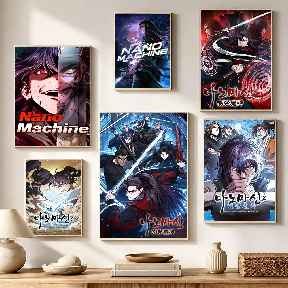 Webtoon Korean Popular Nano Machine Poster High-definition waterproof stickers, suitable for home décor,holiday decorations
