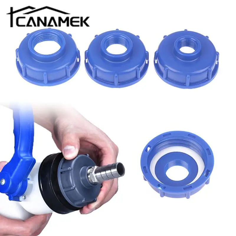 

Переходник для водопроводного крана, соединитель для резервуара IBC, фитинги, универсальная грубая резьба S60X6, 60 мм, внутренняя резьба до 1/2, 3/4, 1 дюйм