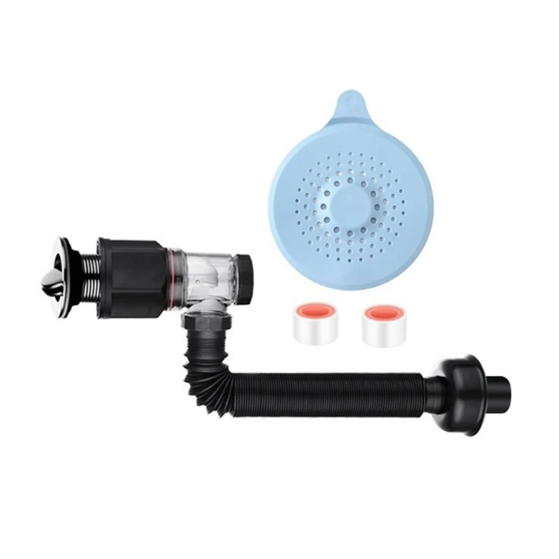 Washbasin Sink Drain Plumbing Universals Flexible Sink Sewer Pipe Sink Strainer
