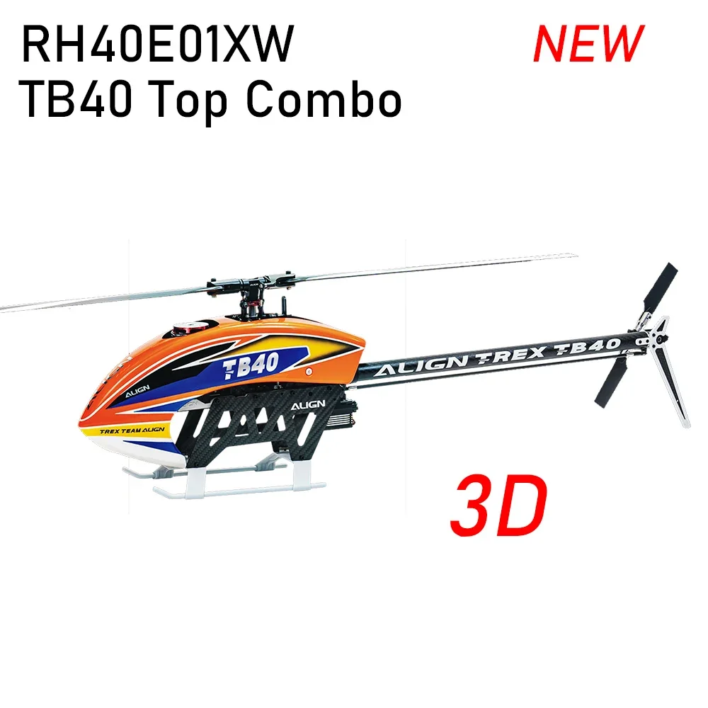 3D RC Helicopter ALIGN TB40 RH40E01XW  Top Combo 6CH RC Helicopter RTF Fits 450 450L upgrade 470L 380mm main rotor