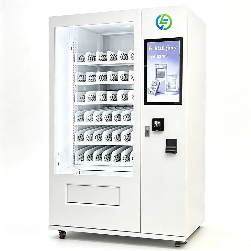 Smart Cosmetic Vending Machine Luxury Beauty Display Kiosk for Mall Hotel Airport Retail Customized