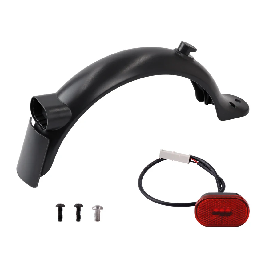 Upgraded Electric Scooter Rear Mudguard Fender Brake Taillight Replacement Accessories Parts for Xiaomi M365 Pro 2 1S sets