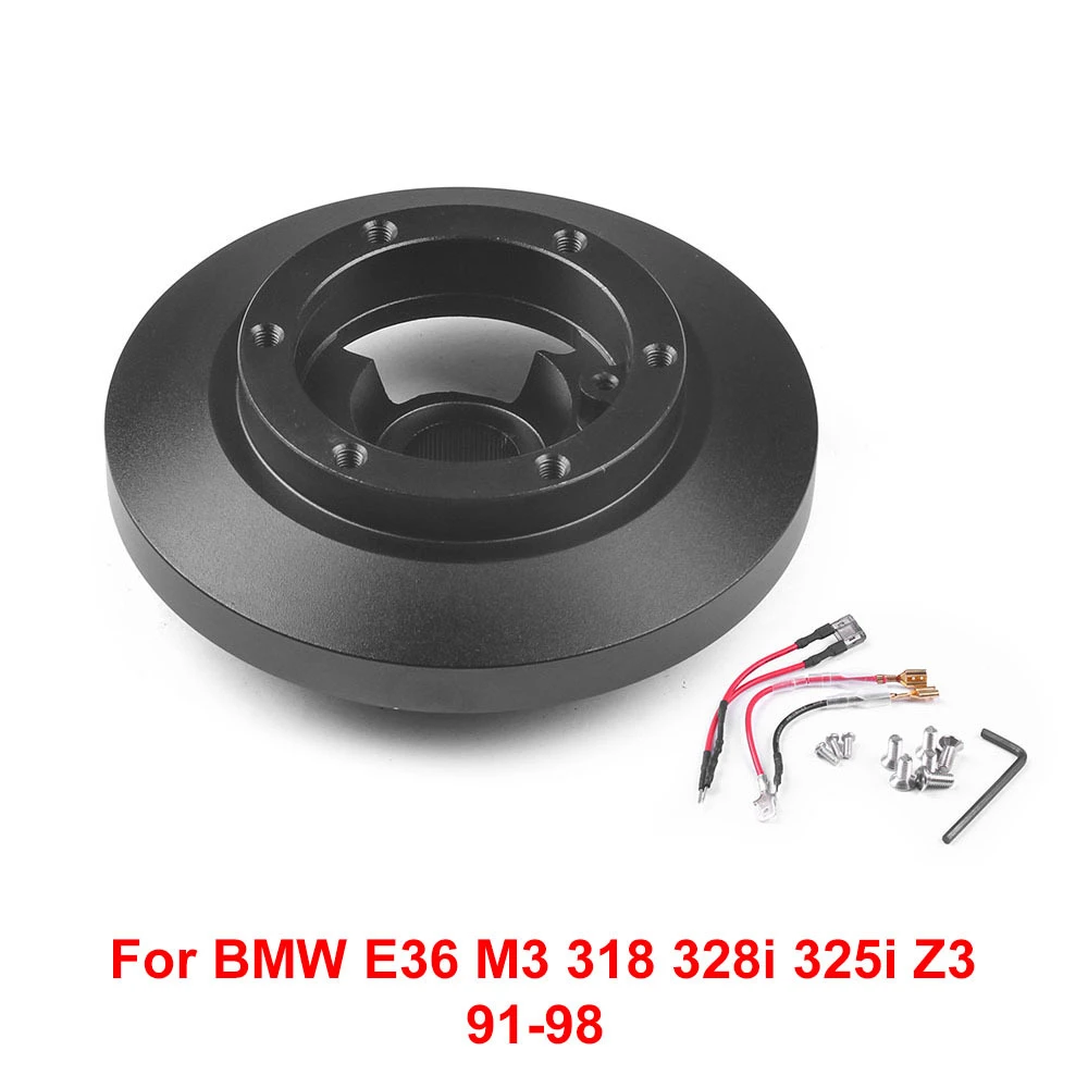 

​Steering Wheel Adapter 91-98 For BMW E36 M3 318 328i 325i Z3 Steering Wheel Short Hub Adapter Boss Kit