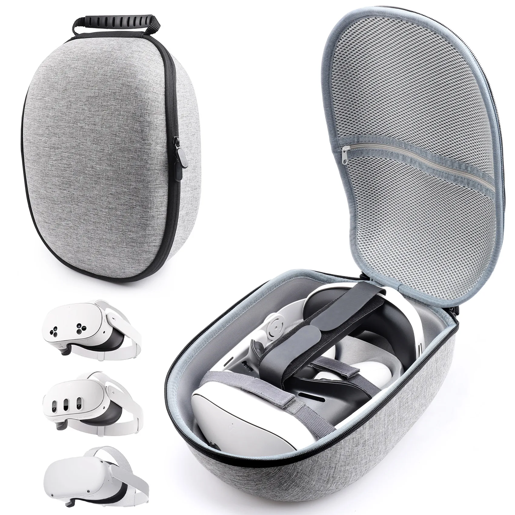 HUADAI tasarım Meta Quest 3S/Quest 3/Quest 2 ile Uyumlu Taşıma Çantası