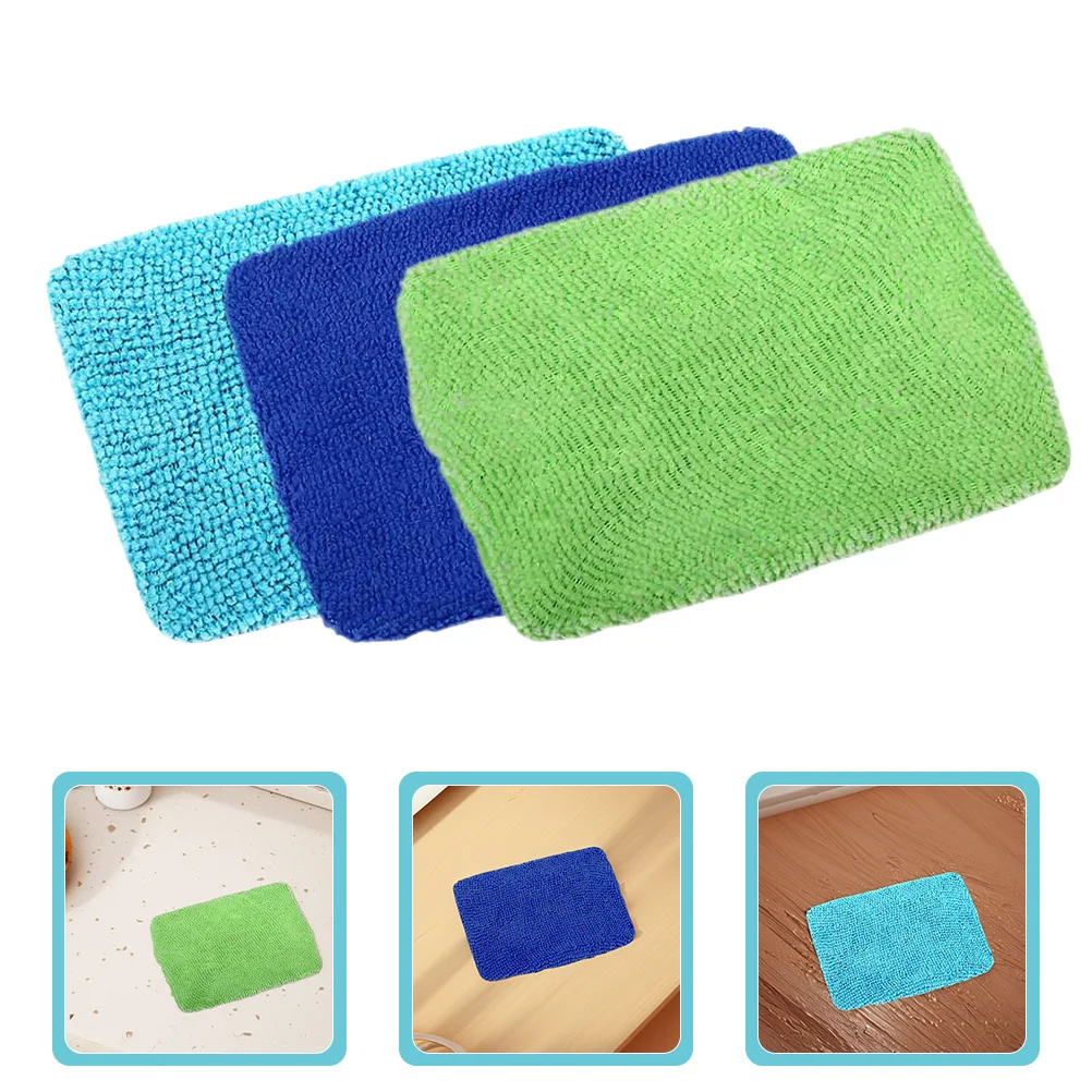 

6Pcs Cleaning Window Squeegee Replacement Cloths Microfiber Reusable for Car Windshield Dust Fog Removal Automotive Glass Tool