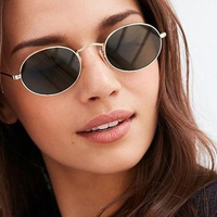 Luxury Vintage Mirror Brand Designer Sunglasses Women/Men Classic Round Outdoor Fishing Sun Glasses UV400 Oculos De Sol Gafas