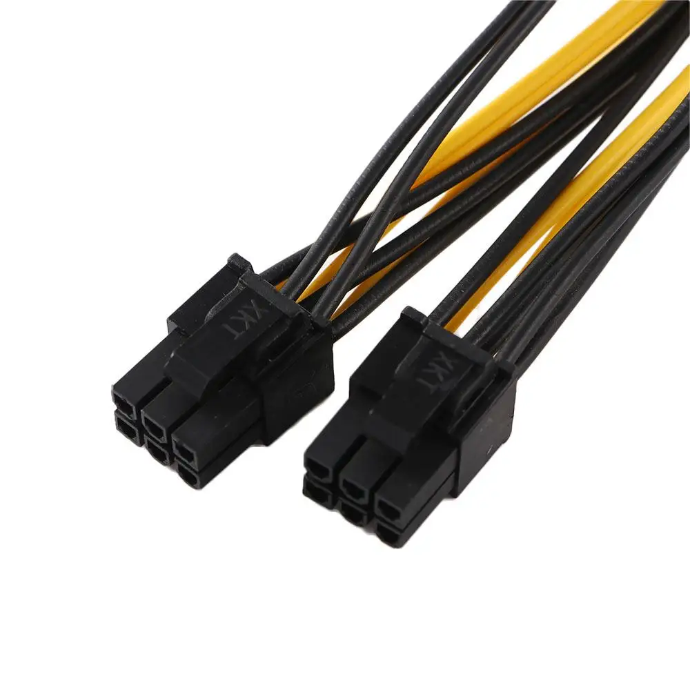 Cable adaptador de CPU EPS, cable de extensión PCI-E, cable para tarjeta gráfica de placa base, cable divisor de GPU, de 8 pines a doble 6+2 pines, de 8 pines a doble 8 pines