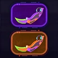 orange and Purple