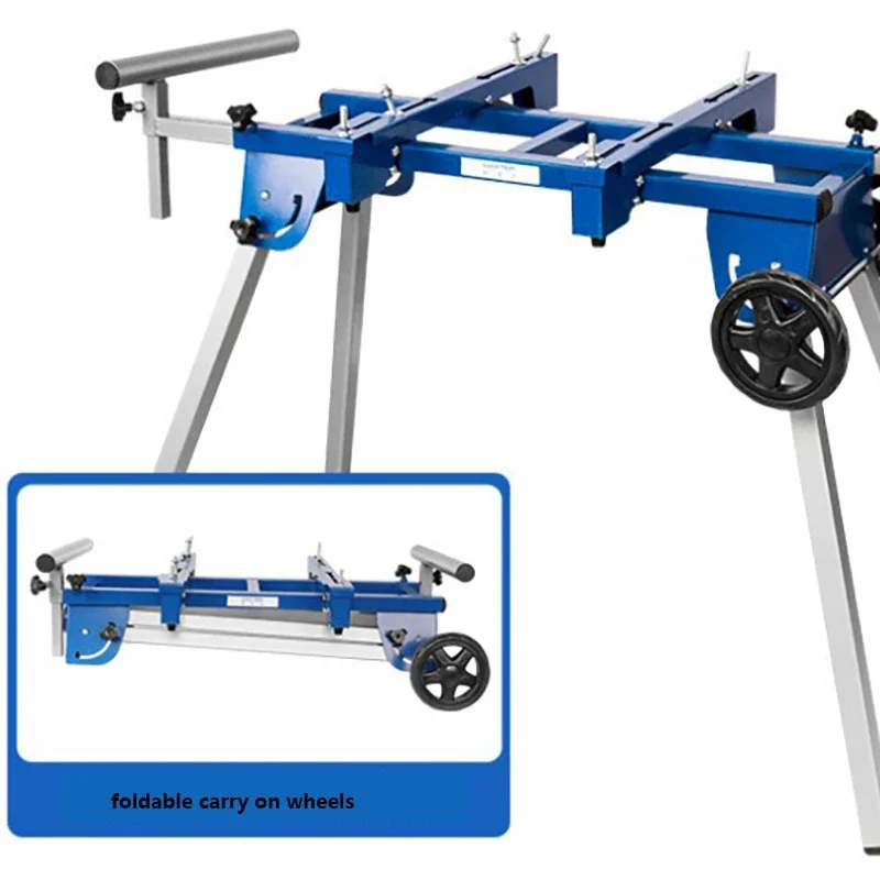 Special bracket workbench for miter saws Suitable for a variety of models Foldable and easy to carry Special bracket workbench