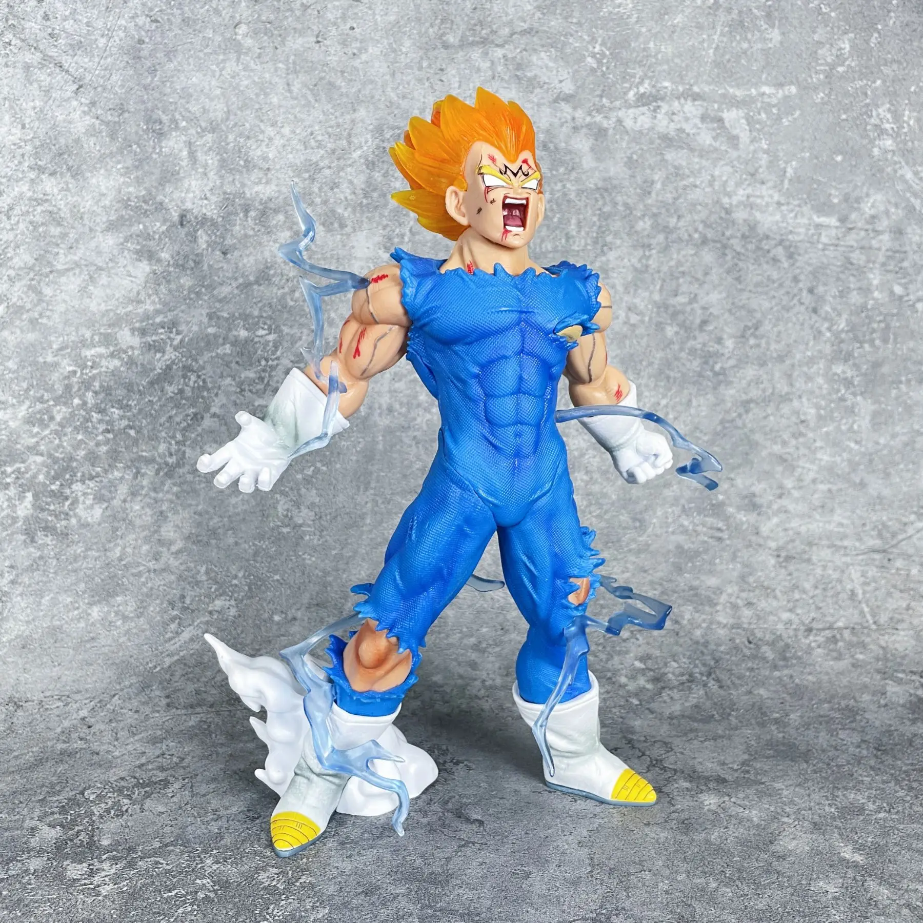 Dragon Ball Z Action Figure Set with Interchangeable Heads - Featuring Self-destructive Vegeta