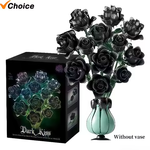 1009PCS Sunflower Building Blocks Flower Bouquet Vase Model Bricks Set Idea Home Decoration Kids Educational Toys Holiday Gifts